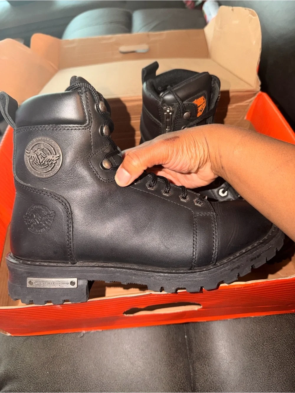Milwaukee Leather Motorcycle Boots